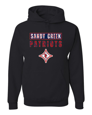 Sandy Creek Patriots Mascot #9 Men's Premium Hoodie