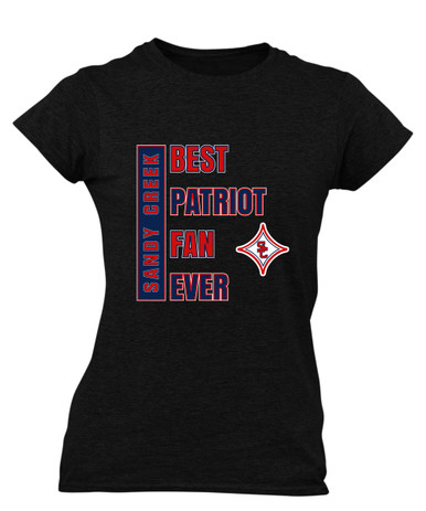 Sandy Creek Patriots Best Patriot Fan Women's Premium SS T-Shirt