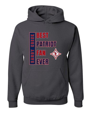 Sandy Creek Patriots Best Patriot Fan Men's Premium Hoodie