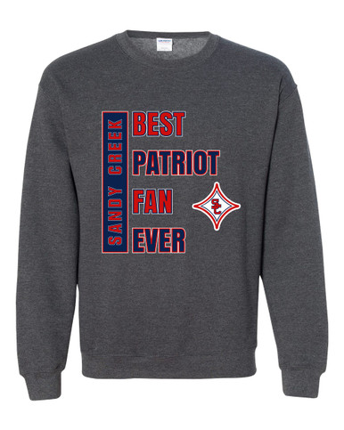Sandy Creek Patriots Best Patriot Fan Men's Sweatshirt