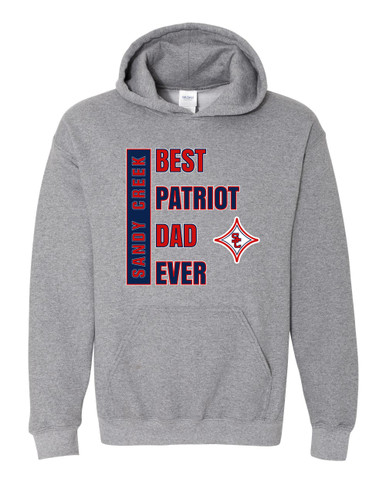Sandy Creek Patriots Best Patriot Dad Men's Hoodie