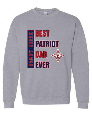 Sandy Creek Patriots Best Patriot Dad Men's Sweatshirt