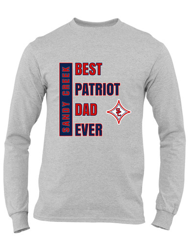 Sandy Creek Patriots Best Patriot Dad Men's LS T-Shirt