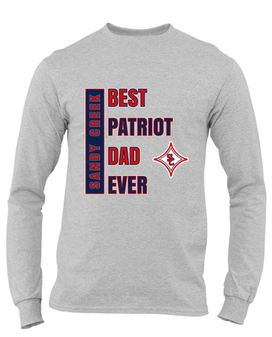 Sandy Creek Patriots Best Patriot Dad Men's Premium LS T-Shirt