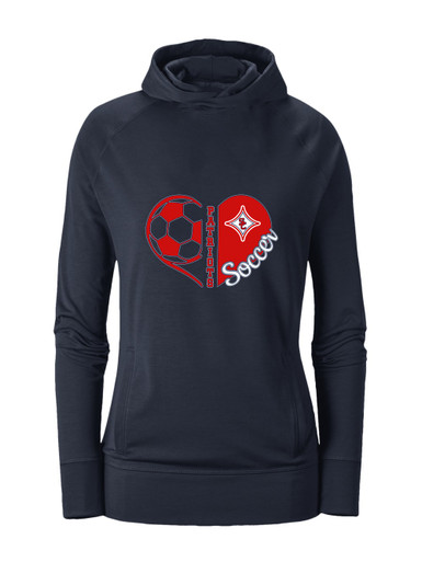 Sandy Creek Patriots Heart Soccer Women's Hoodie