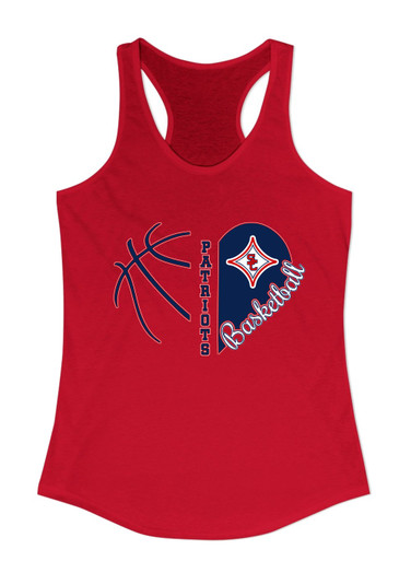 Sandy Creek Patriots Heart Basketball Women's Tank Top