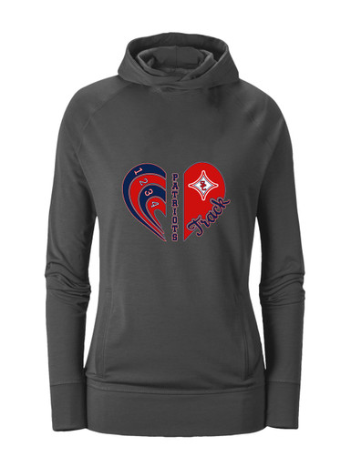Sandy Creek Patriots Heart Track Women's Hoodie