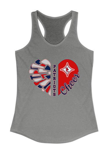 Sandy Creek Patriots Heart Cheer Women's Tank Top