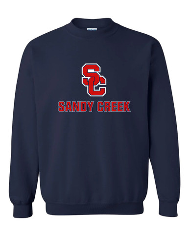Sandy Creek Patriots SC Script Mascot #2 Men's Sweatshirt