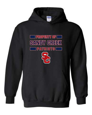 Sandy Creek Patriots SC Script Property Of Men's Hoodie