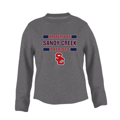Sandy Creek Patriots SC Script Property Of Women's Sweatshirt