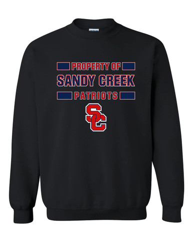 Sandy Creek Patriots SC Script Property Of Men's Sweatshirt