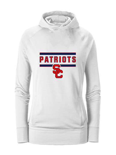 Sandy Creek Patriots SC Script Mascot #5 Women's Hoodie