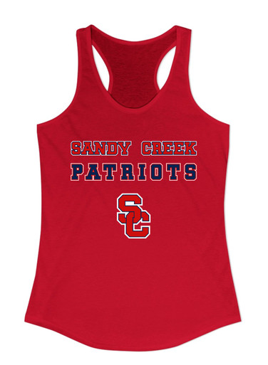 Sandy Creek Patriots SC Script Spirit Women's Tank Top