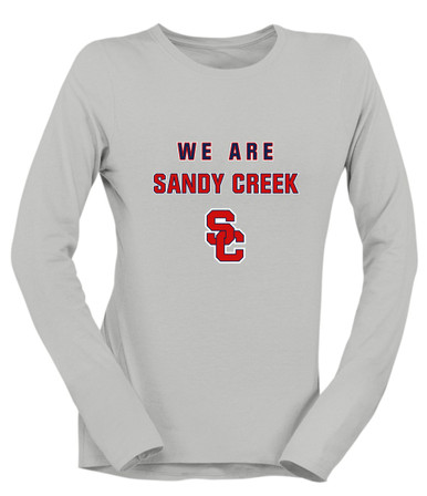 Sandy Creek Patriots SC Script We Are Women's Premium LS T-Shirt
