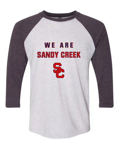 Sandy Creek Patriots SC Script We Are Men's Baseball T-Shirt