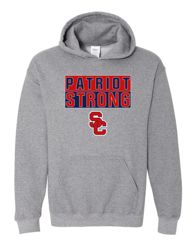 Sandy Creek Patriots SC Script Strong #1 Men's Hoodie