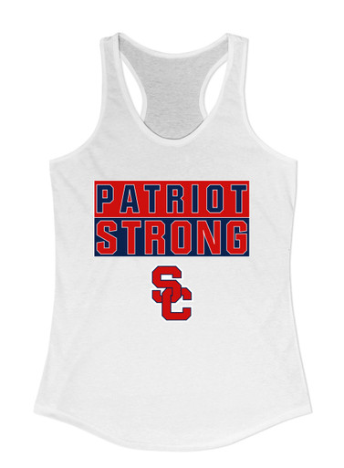 Sandy Creek Patriots SC Script Strong #1 Women's Tank Top