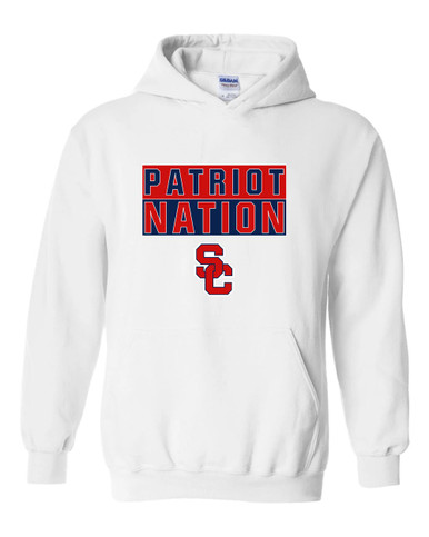 Sandy Creek Patriots SC Script Nation #1 Men's Hoodie