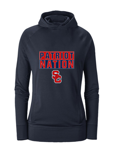 Sandy Creek Patriots SC Script Nation #1 Women's Hoodie