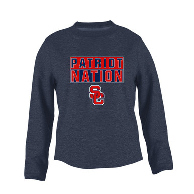 Sandy Creek Patriots SC Script Nation #1 Women's Sweatshirt