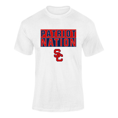 Sandy Creek Patriots SC Script Nation #1 Men's SS T-Shirt