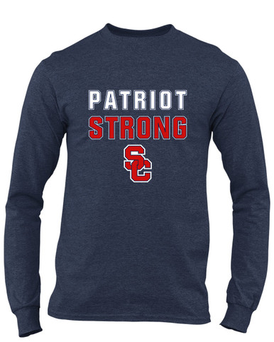 Sandy Creek Patriots SC Script Strong #2 Men's LS T-Shirt