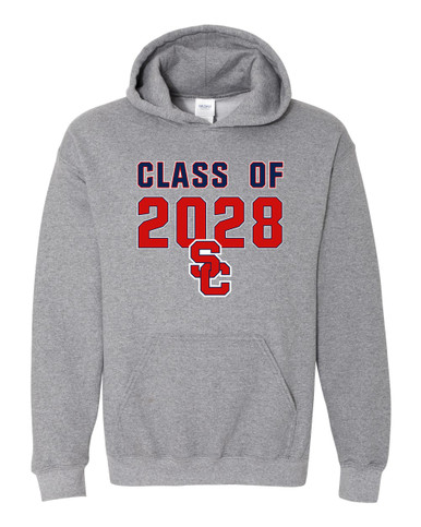 Sandy Creek Patriots SC Script Class of 2028 Men's Hoodie
