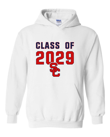 Sandy Creek Patriots SC Script Class of 2029 Men's Hoodie