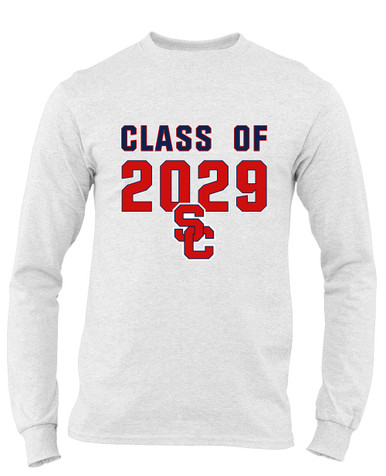 Sandy Creek Patriots SC Script Class of 2029 Men's Premium LS T-Shirt