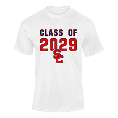 Sandy Creek Patriots SC Script Class of 2029 Men's SS T-Shirt