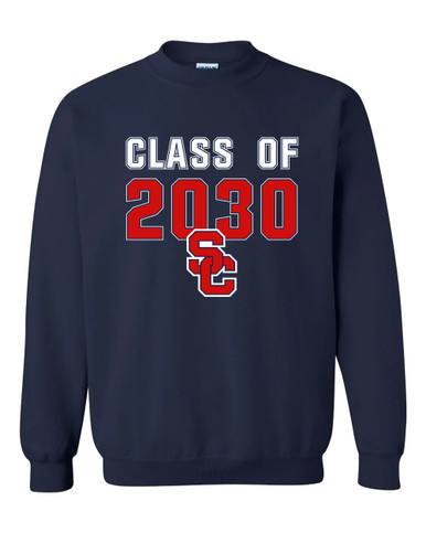 Sandy Creek Patriots SC Script Class of 2030 Men's Sweatshirt