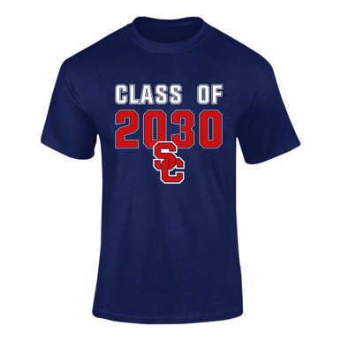 Sandy Creek Patriots SC Script Class of 2030 Men's SS T-Shirt