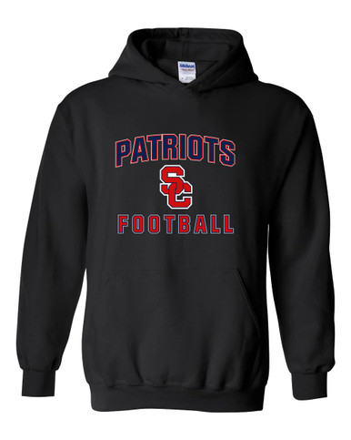 Sandy Creek Patriots SC Script Football #1 Men's Hoodie