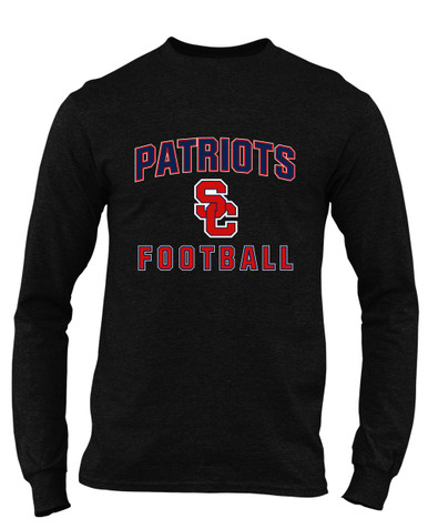 Sandy Creek Patriots SC Script Football #1 Men's LS T-Shirt