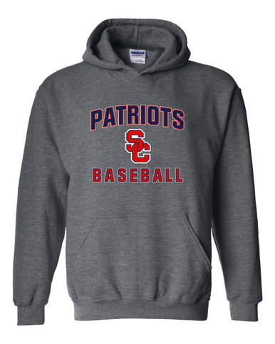 Sandy Creek Patriots SC Script Baseball #1 Men's Hoodie