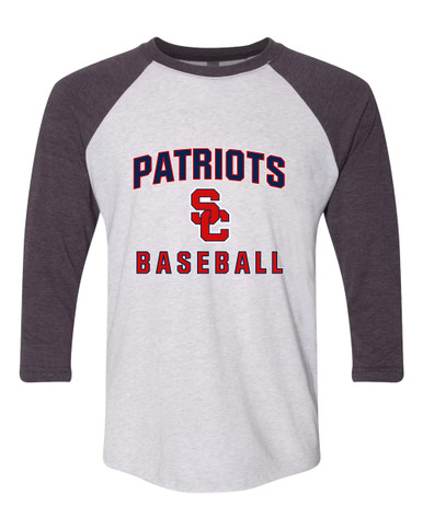 Sandy Creek Patriots SC Script Baseball #1 Men's Baseball T-Shirt