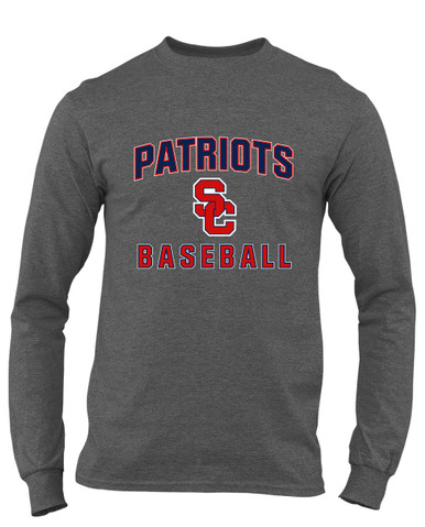 Sandy Creek Patriots SC Script Baseball #1 Men's Premium LS T-Shirt