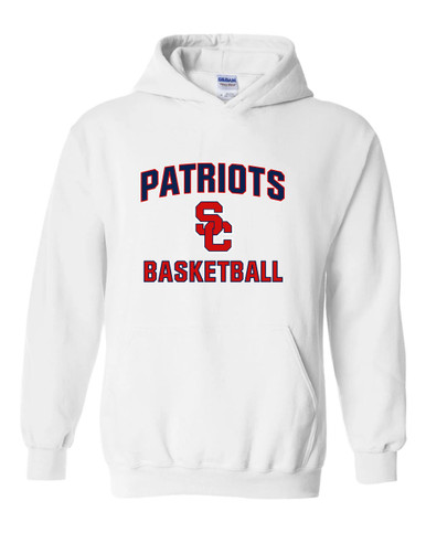Sandy Creek Patriots SC Script Basketball #1 Men's Hoodie