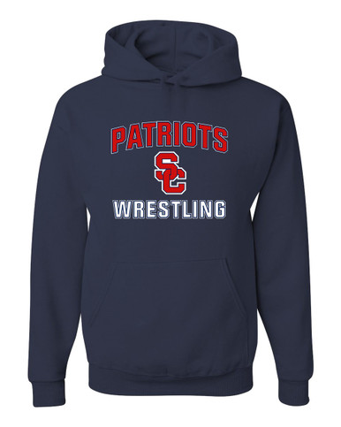 Sandy Creek Patriots SC Script Wrestling Men's Premium Hoodie