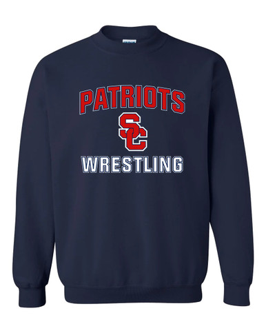 Sandy Creek Patriots SC Script Wrestling Men's Sweatshirt