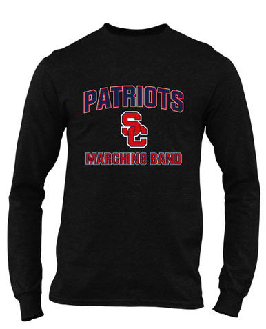 Sandy Creek Patriots SC Script Marching Band Men's Premium LS T-Shirt