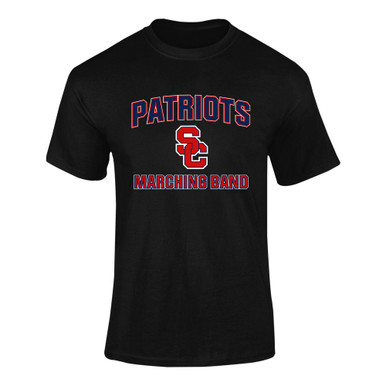 Sandy Creek Patriots SC Script Marching Band Men's SS T-Shirt