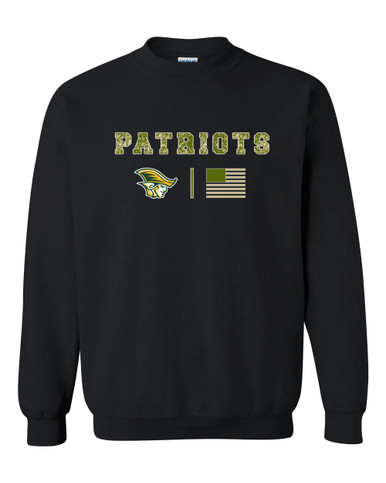Independence Patriots Camo Flag Men's Sweatshirt
