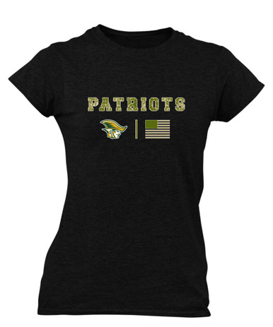 Independence Patriots Camo Flag Women's SS T-Shirt