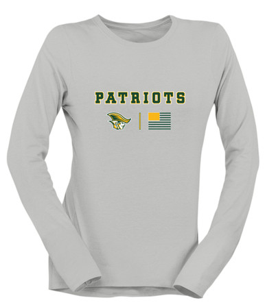 Independence Patriots Team Colors Flag Women's Premium LS T-Shirt