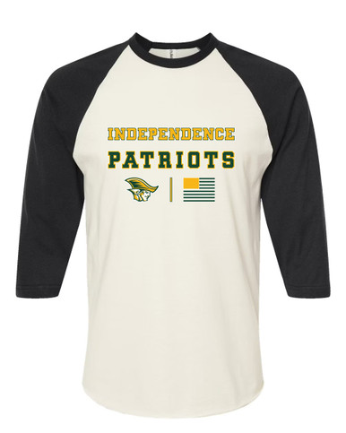 Independence Patriots Spirit Flag Women's Baseball T-Shirt