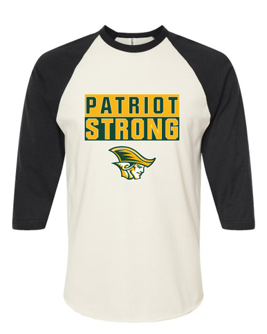 Independence Patriots Strong #1 Women's Baseball T-Shirt