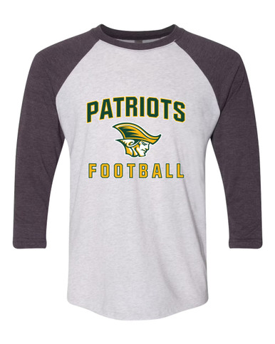 Independence Patriots Football #1 Women's Baseball T-Shirt