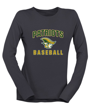 Independence Patriots Baseball #1 Women's Premium LS T-Shirt